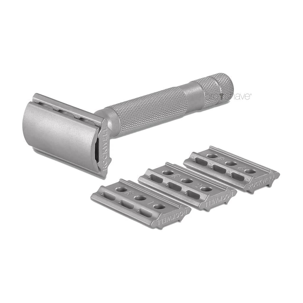 6S Adjustable DE razor, Stainless steel