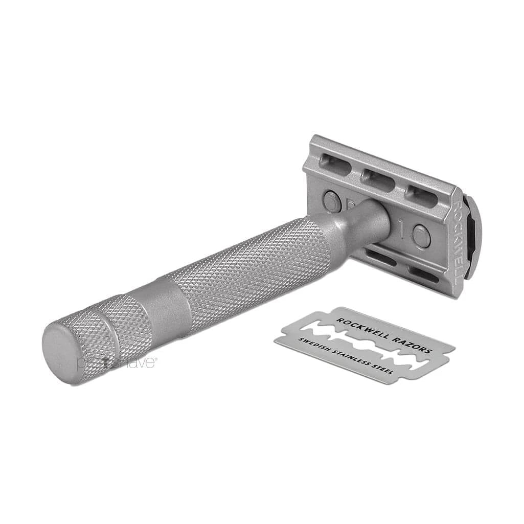 6S Adjustable DE razor, Stainless steel