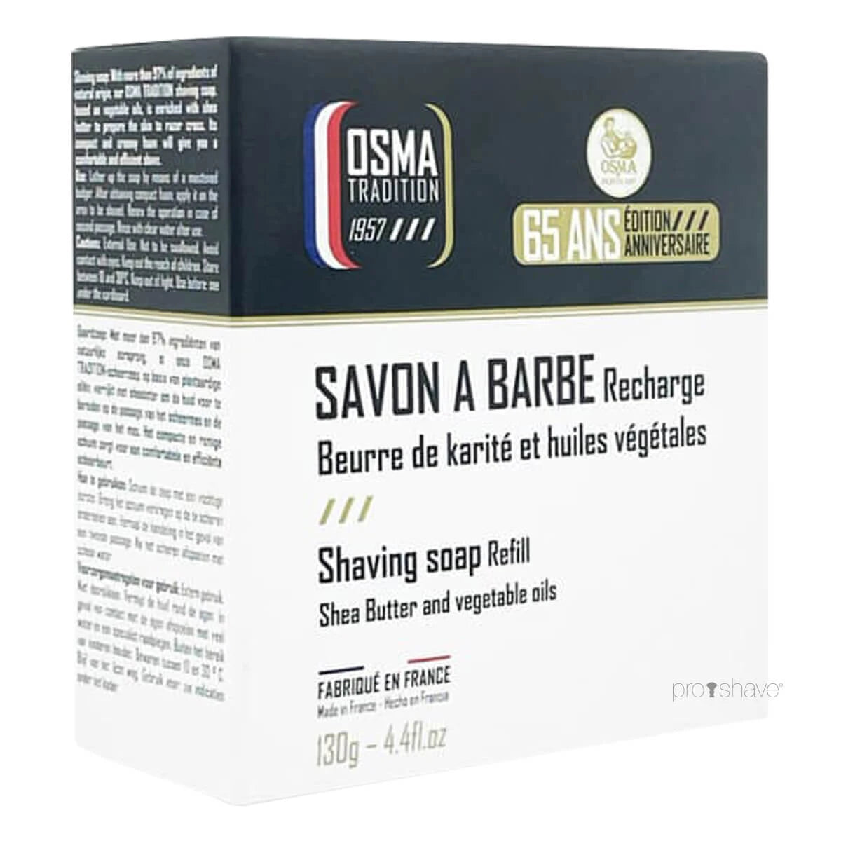 Refill for Shaving soap in glass bowl, 130 gr.
