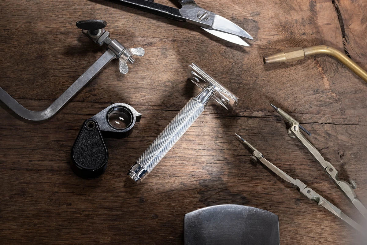 R89 DE razor, 100% Silver (925)