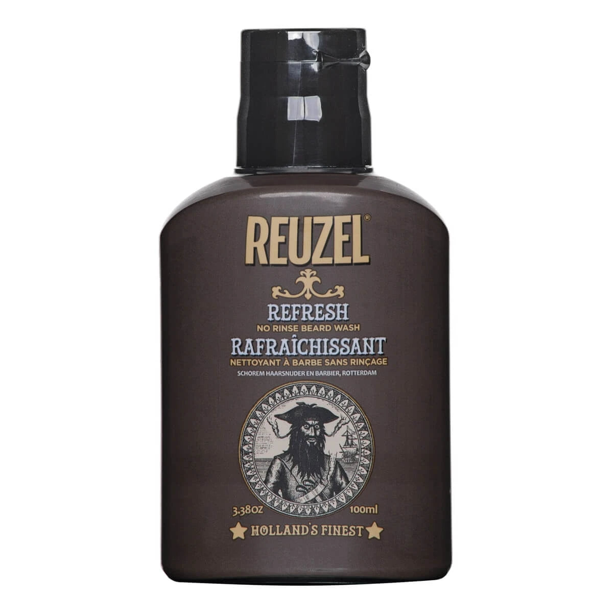 Refresh No Rinse Beard Wash, 100 ml.