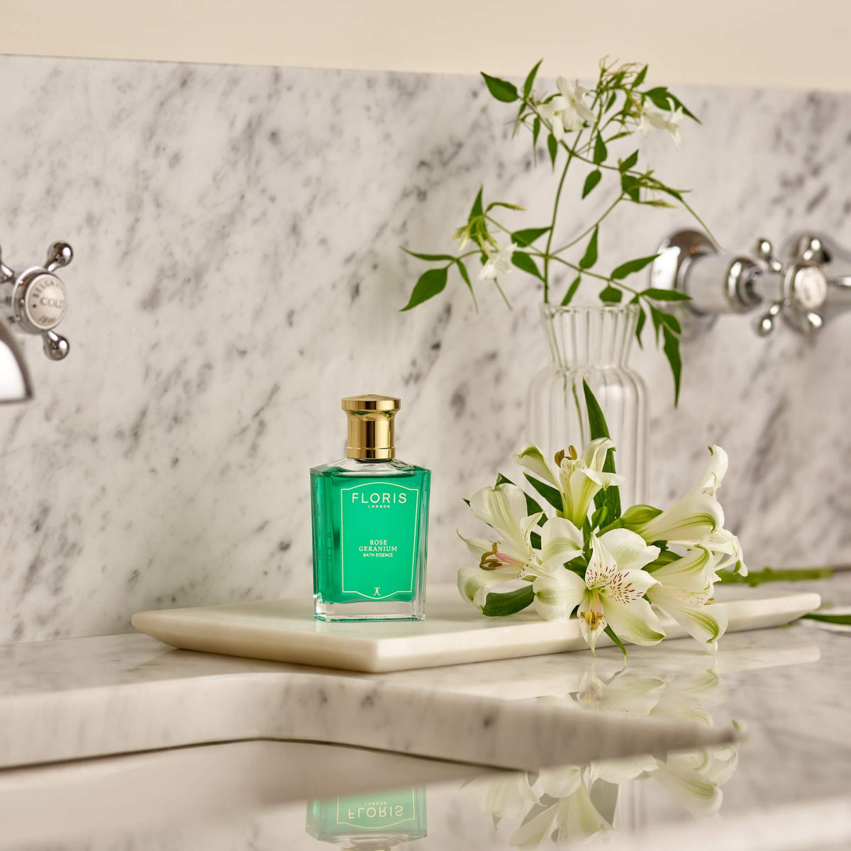 Rose Geranium Bath Essence, 50 ml.