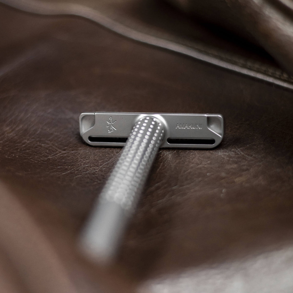 Amakuni Single-Edge Razor, Stainless Steel - Matte