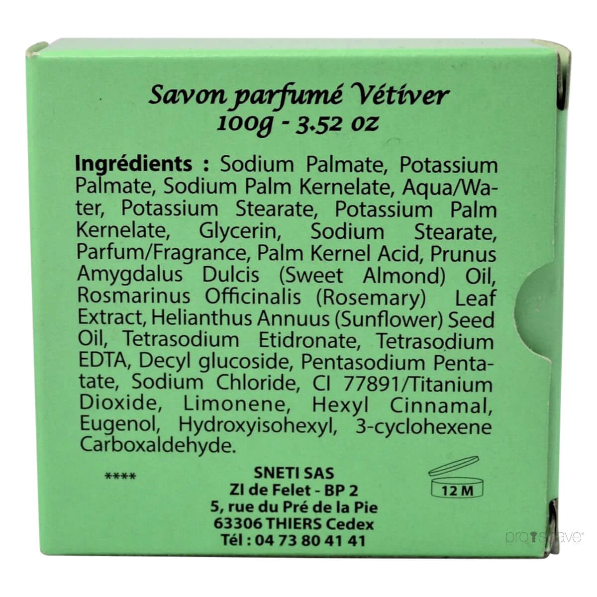 Shaving soap, Vetiver, 70 gr.
