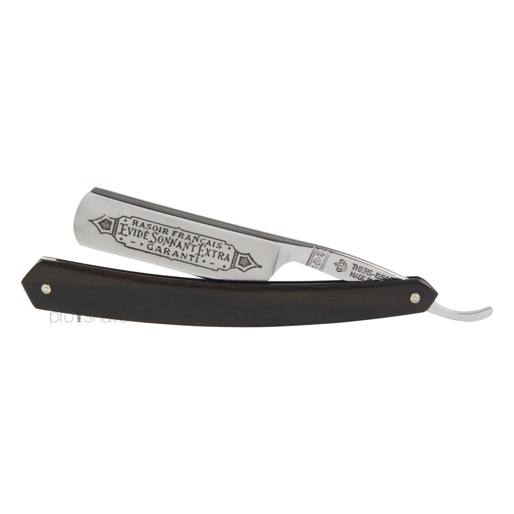 Straight Razor, 6/8 Round Nose, Ebony