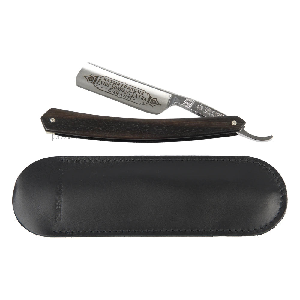 Straight Razor, 6/8 Round Nose, Ebony