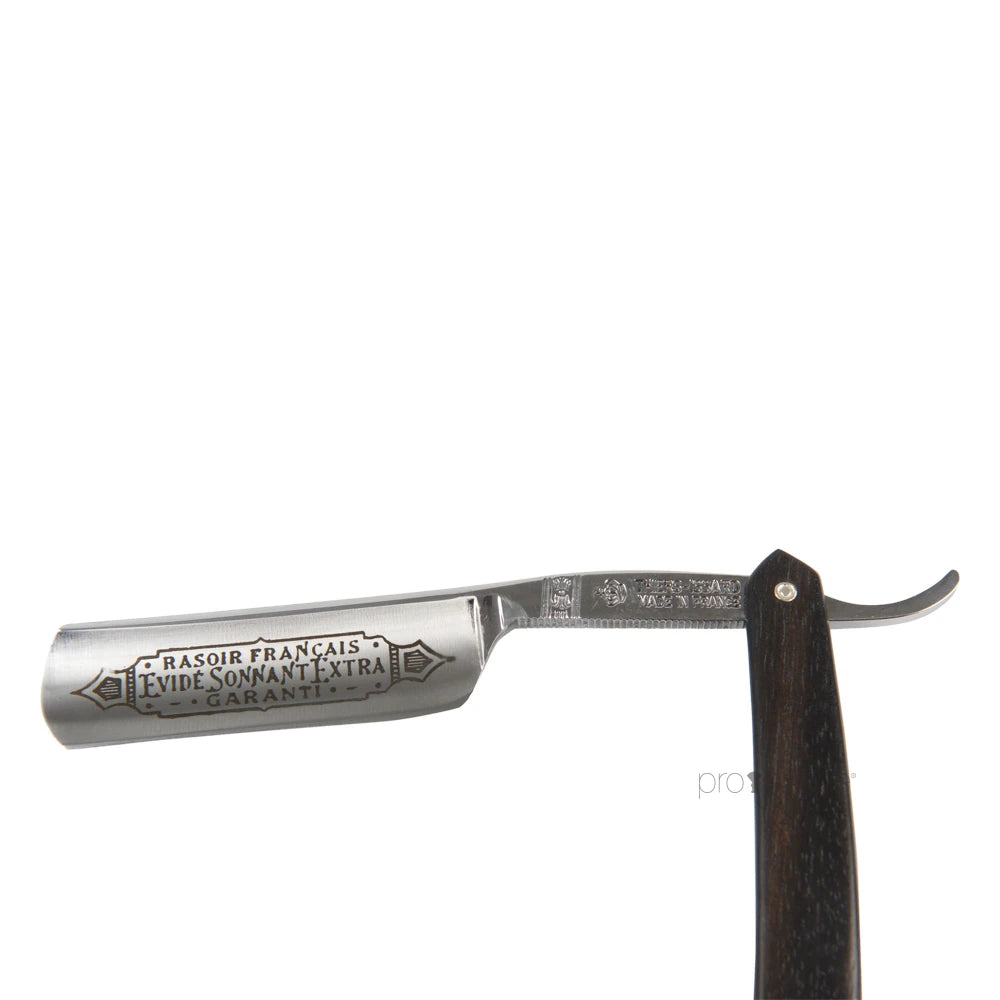 Straight Razor, 6/8 Round Nose, Ebony