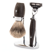 Shaving kit with Mach3 Shaver, Shaving brush and holder, Kosmo, Moseeg