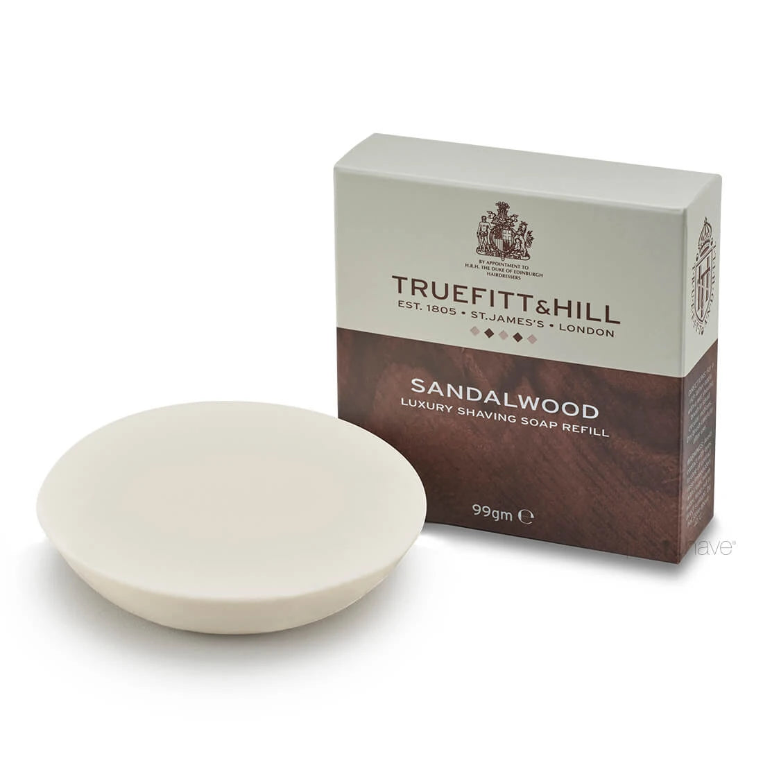 Shaving soap refill, Sandalwood, 99 gr.