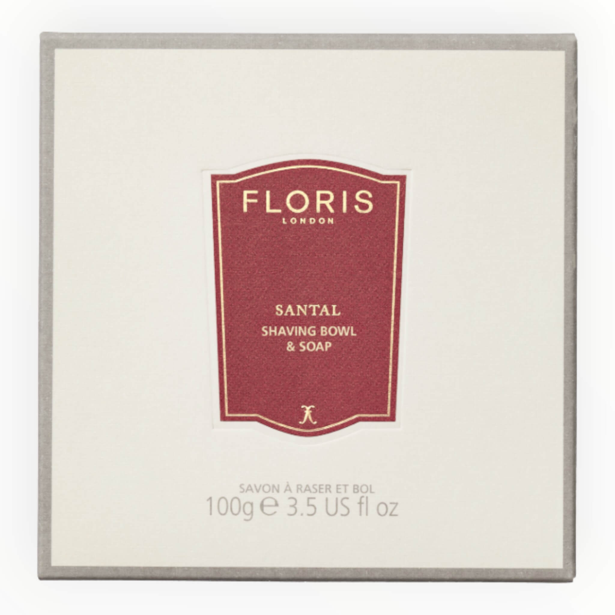 Santal, Shaving Soap in a Wooden Bowl, 100 gr.