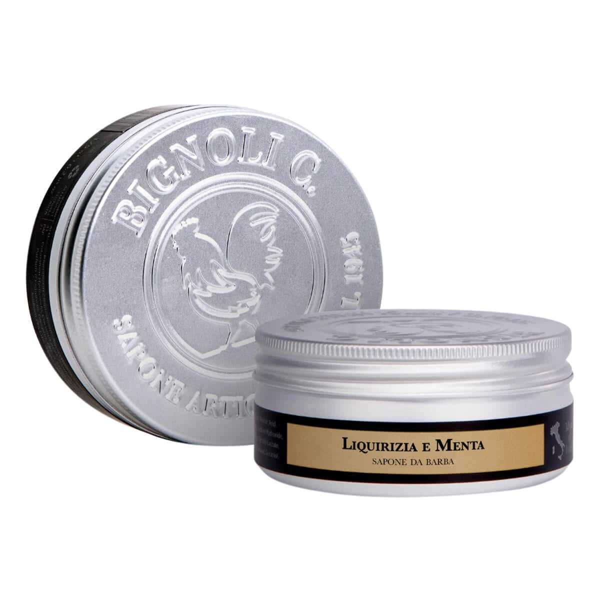 Shaving soap, Liquirizia Menta, 175 gr.