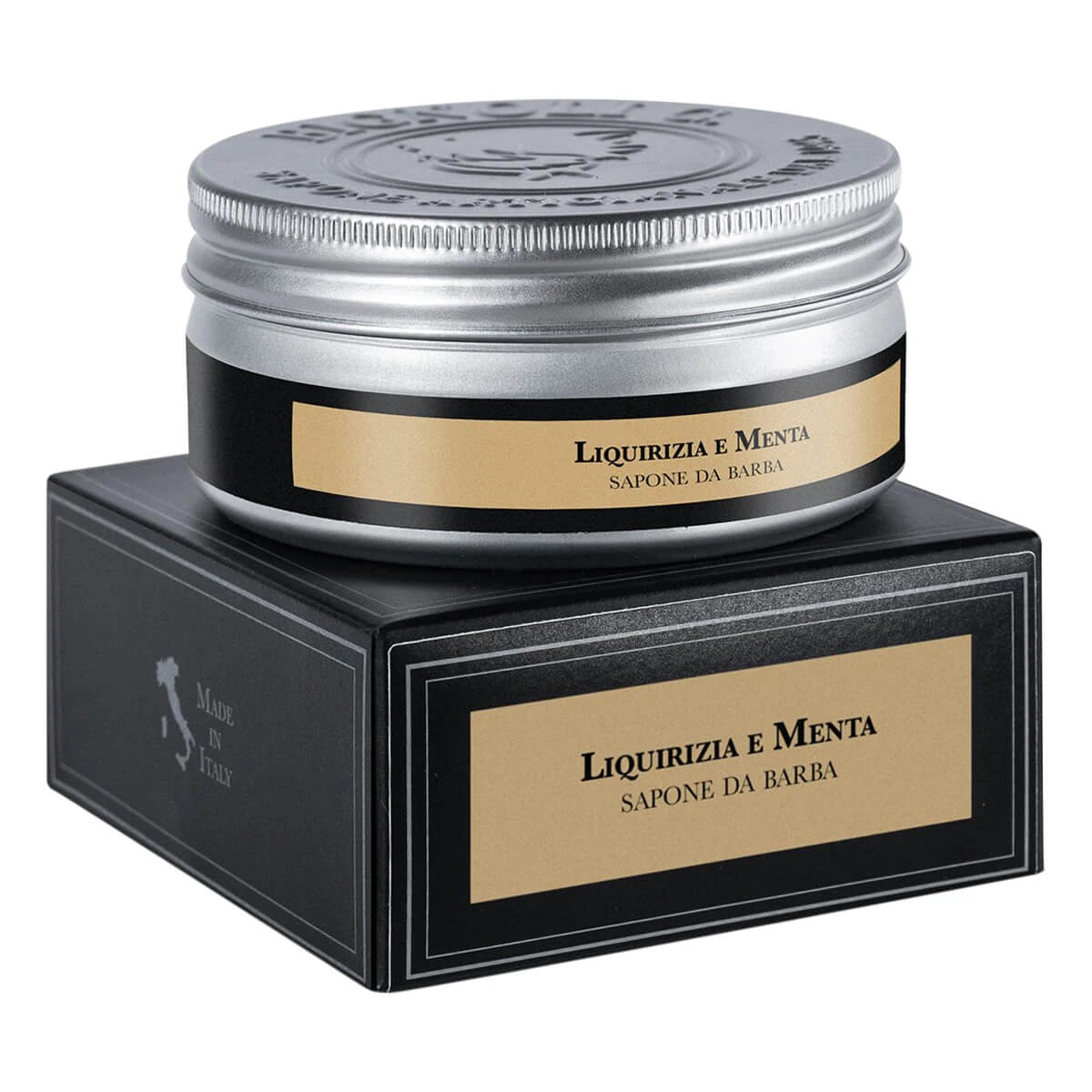 Shaving soap, Liquirizia Menta, 175 gr.