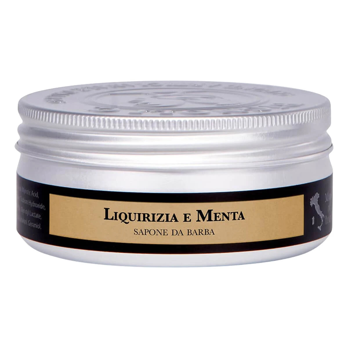 Shaving soap, Liquirizia Menta, 175 gr.