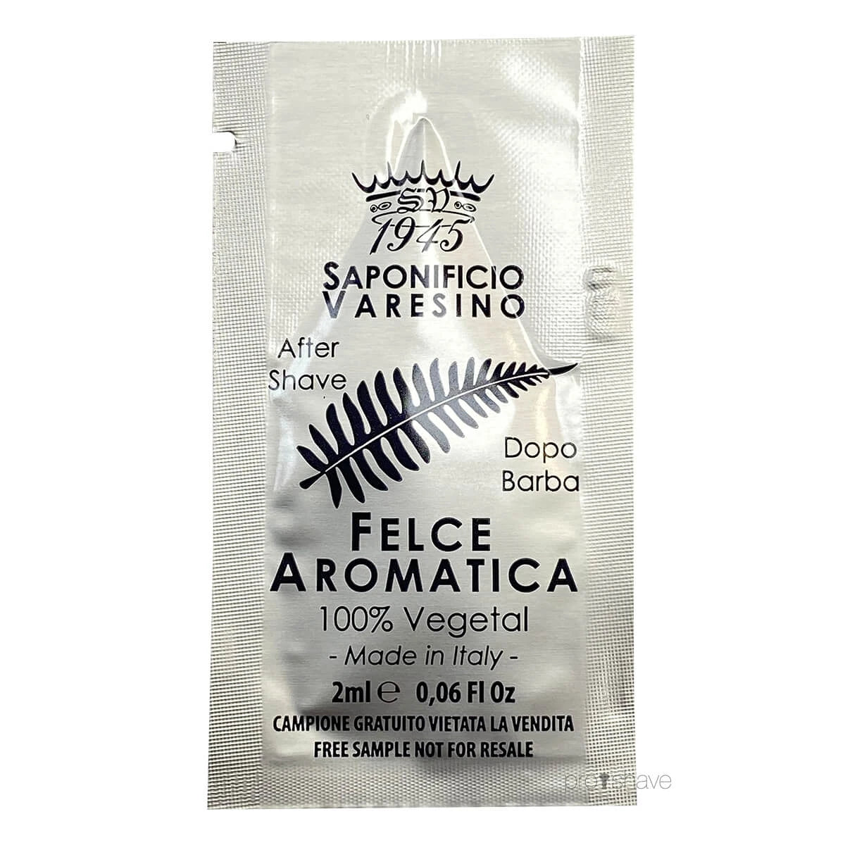 Aftershave, Felce Aromatica, SAMPLE, 2 ml.
