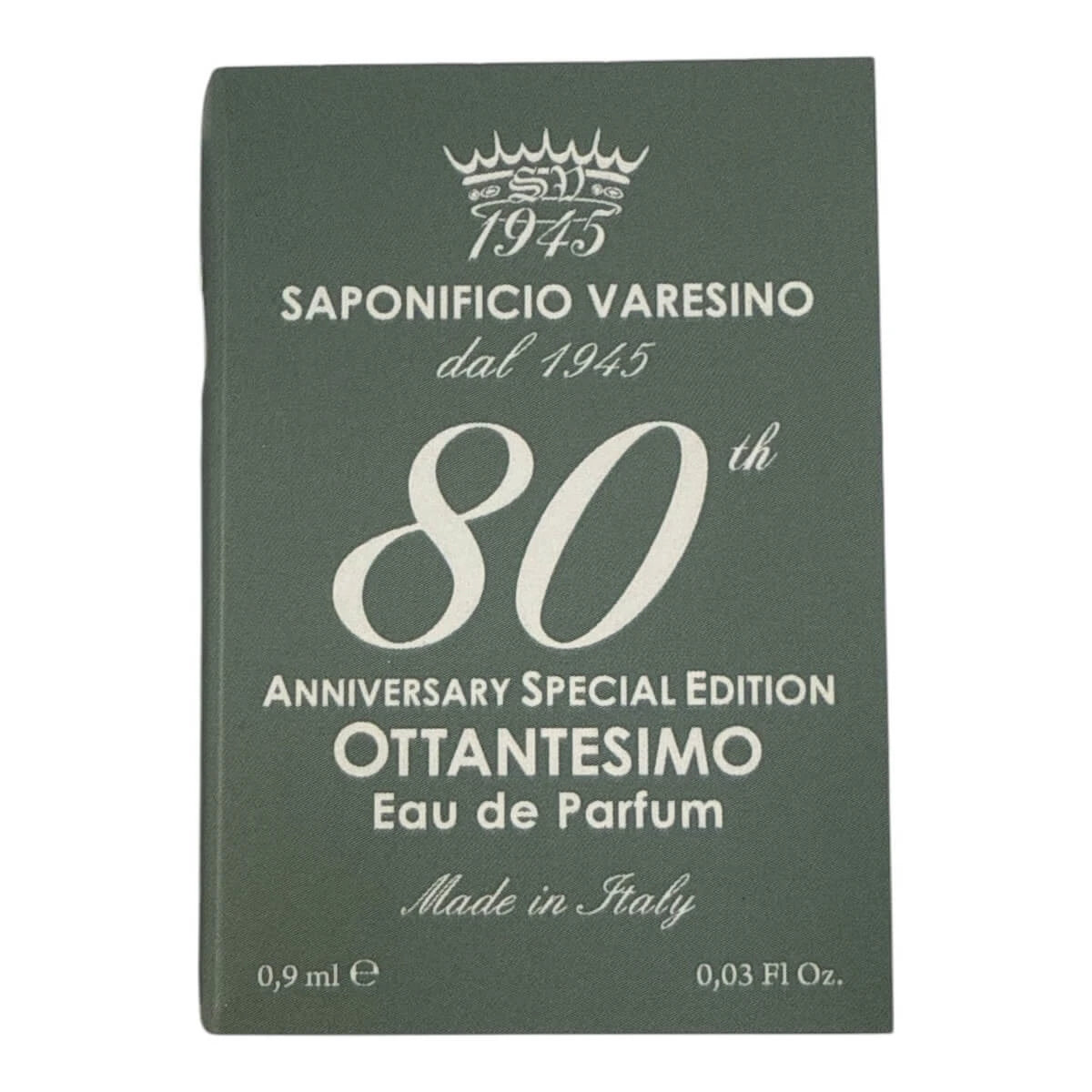 Eau de Parfum, 80th Anniversary, Sample, 0.9 ml.