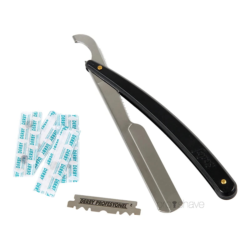 Shavette, Black + 100 Derby blades