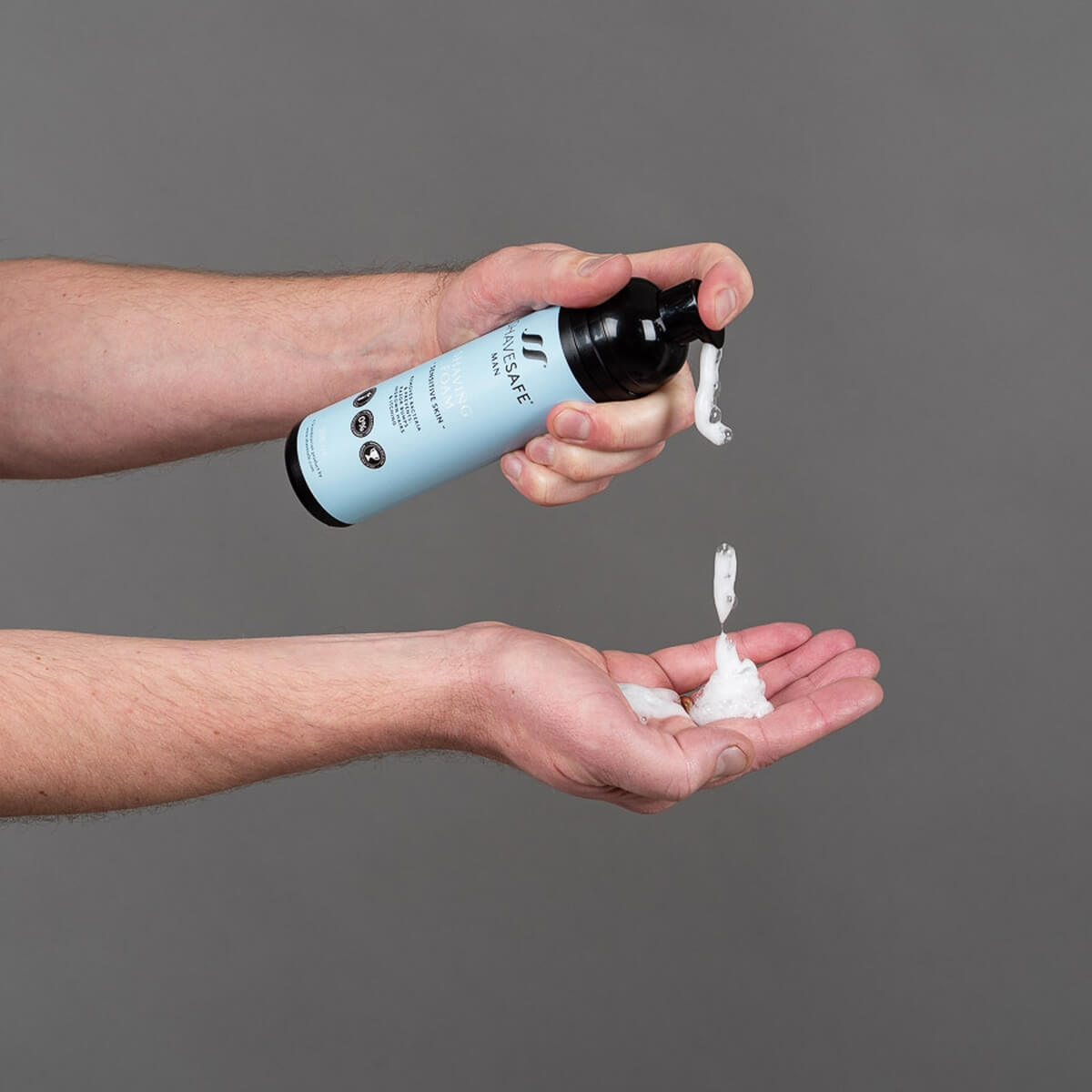 Shaving foam, Man, Sensitive skin, 200 ml.