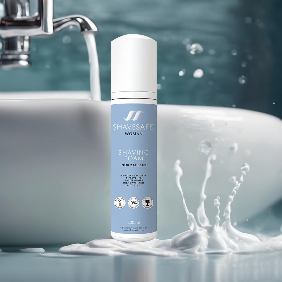 Shaving foam, Woman, Normal skin, 200 ml.