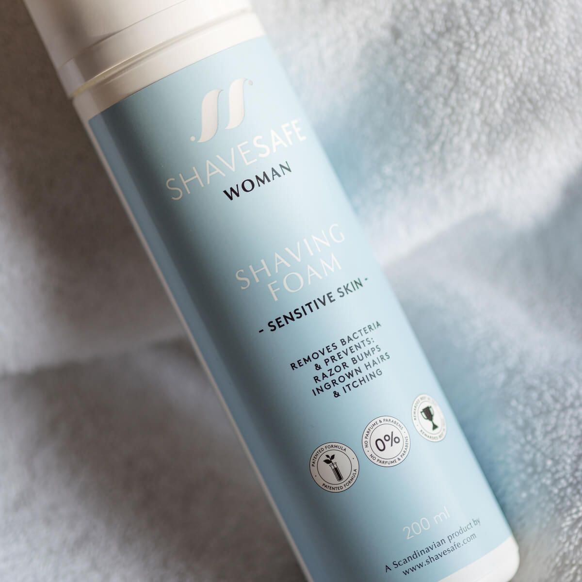Shaving foam, Woman, Sensitive skin, 200 ml.