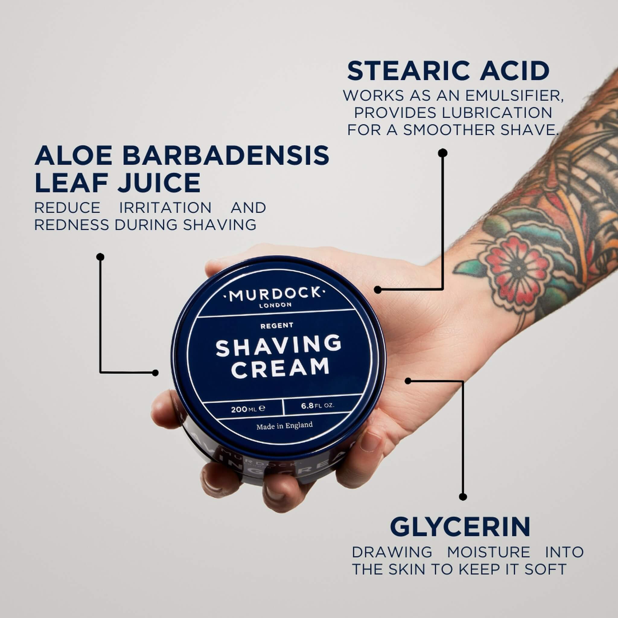 Shaving cream, 200 ml.