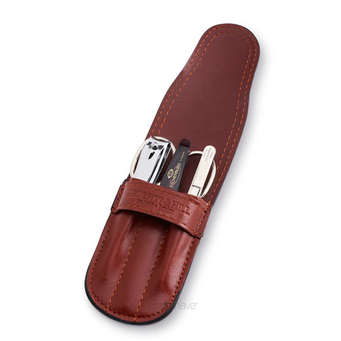 Small Manicure Set, 4 pieces, Brown