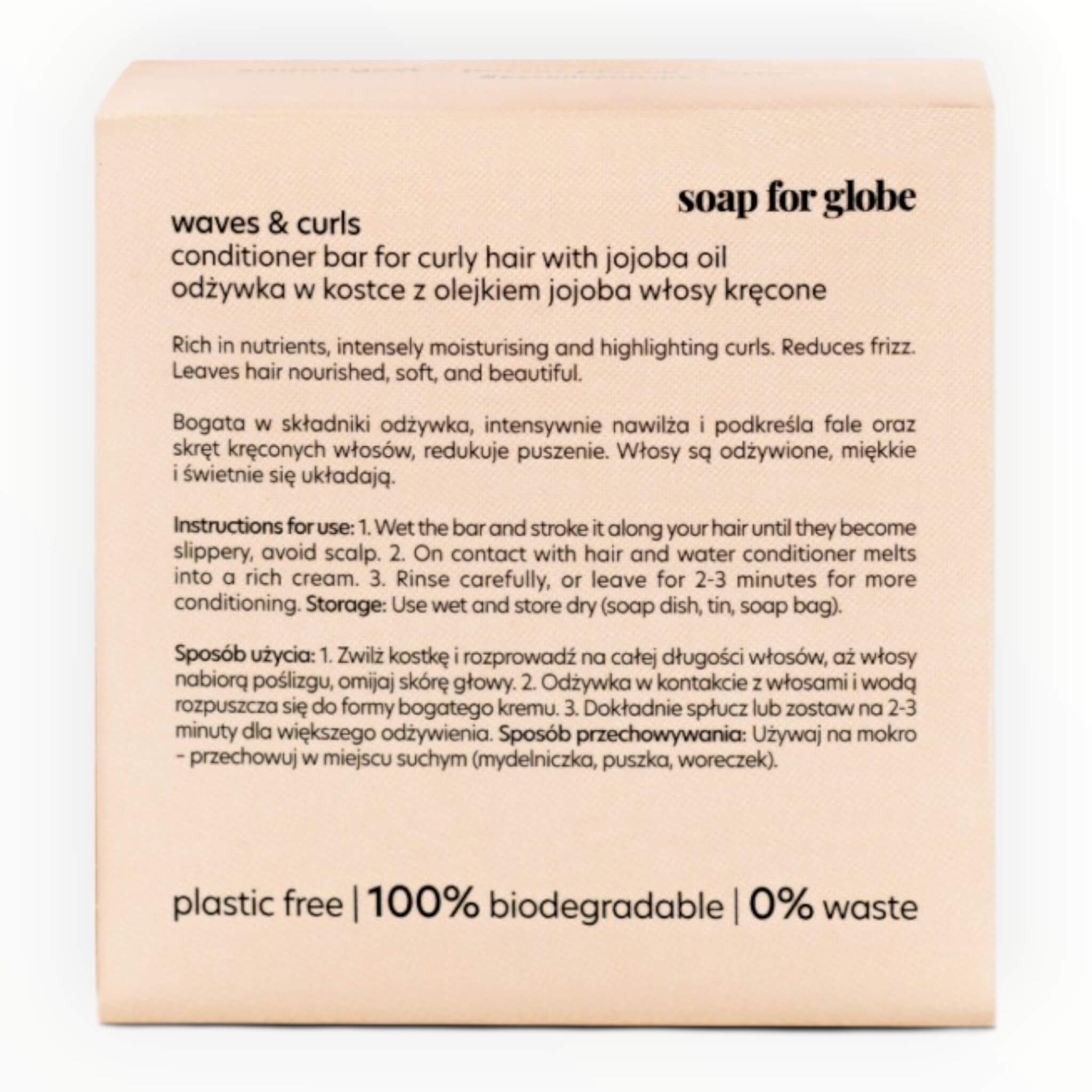 Shampoo Bar, Curly hair - Waves & Curls, 80 g.