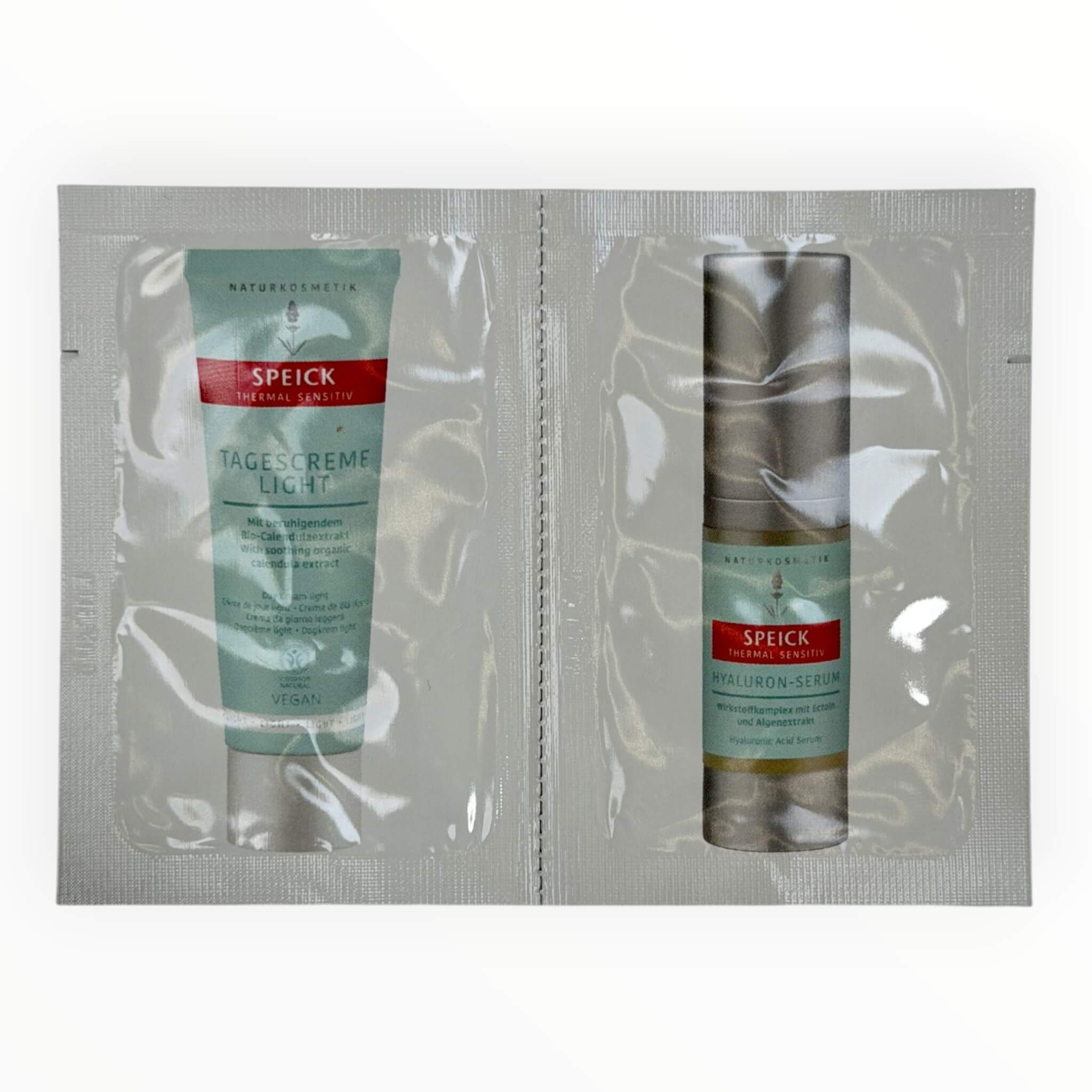 Light Day Cream & Hyaluron Serum, Thermal Sensitive, Samples, 2 x 1.5 ml.