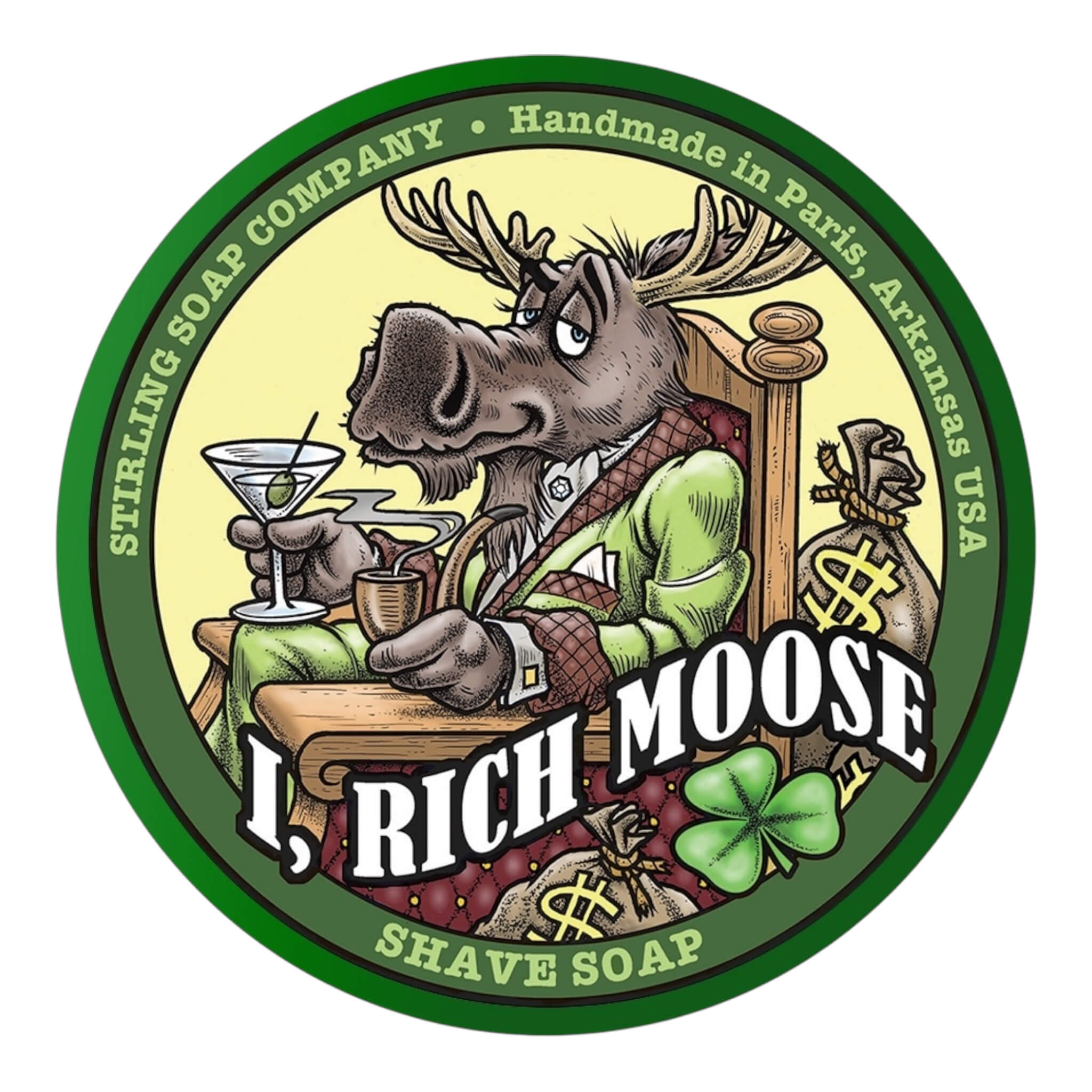 Shaving soap, I Rich Moose, 170 ml.