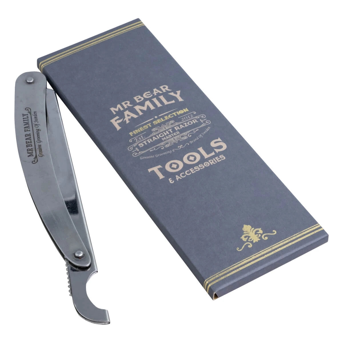 Straight Razor for interchangeable blades, Stainless steel