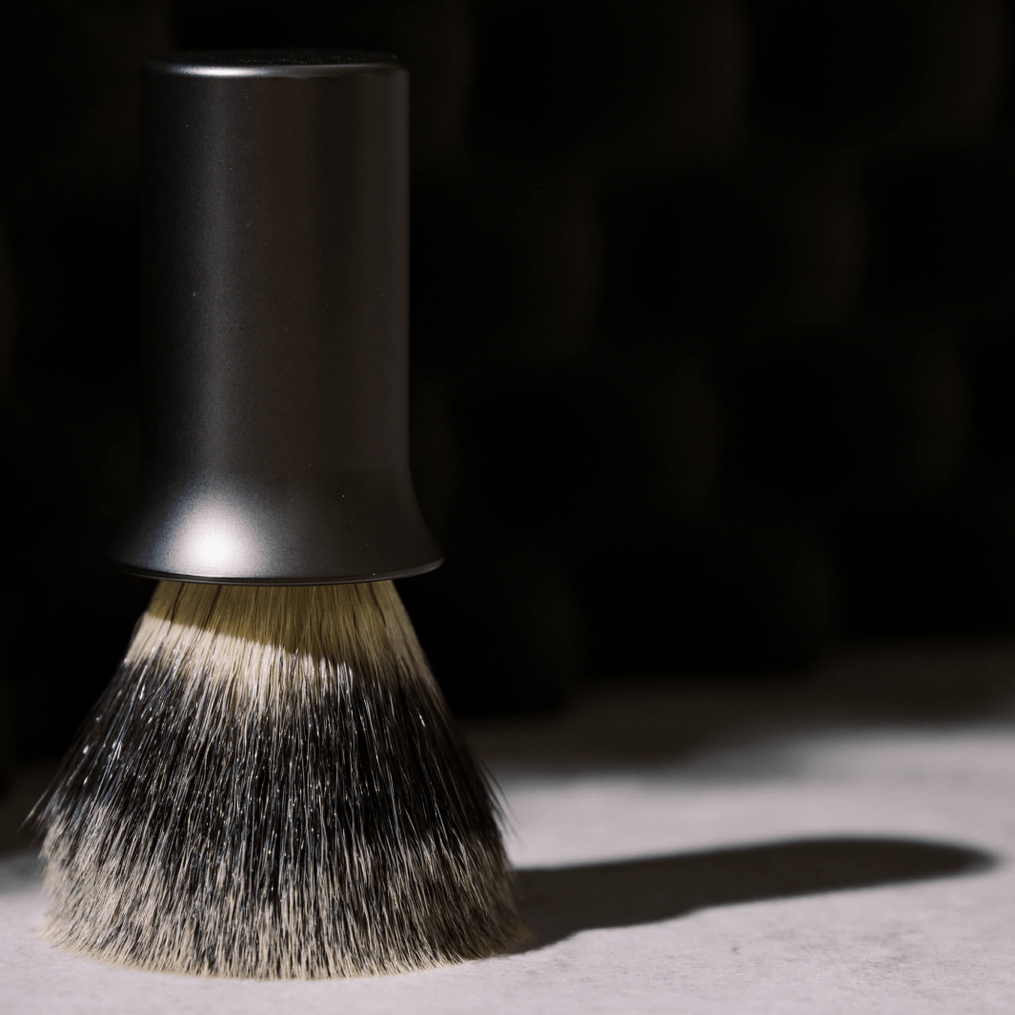 Shaving Brush, Synthetic Silvertip, Matte Black