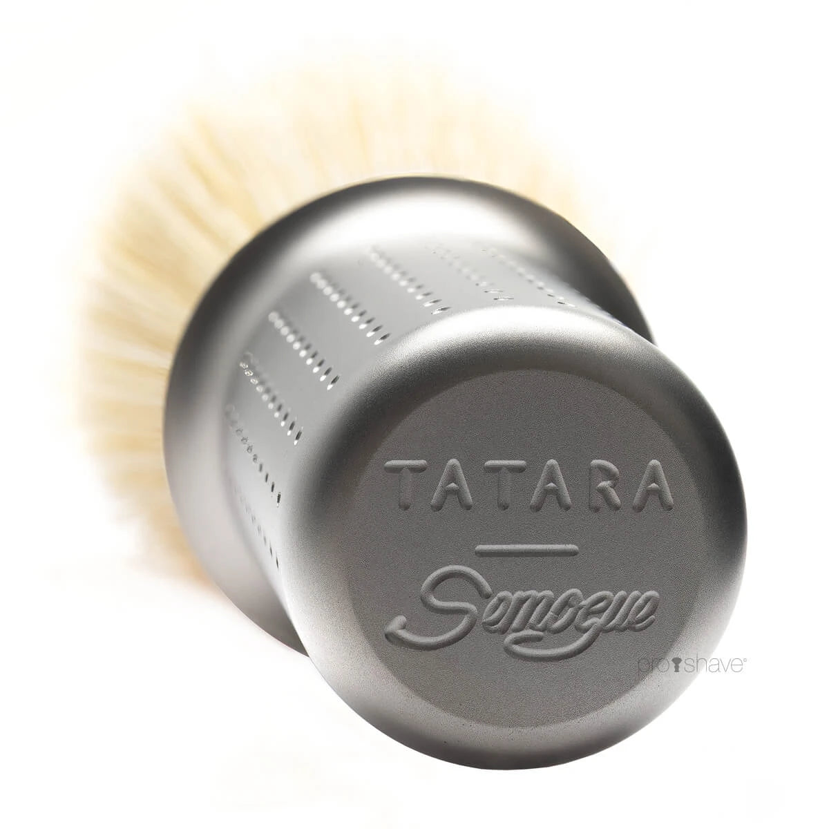 Premium Boar Shaving Brush, Stainless steel - Matte