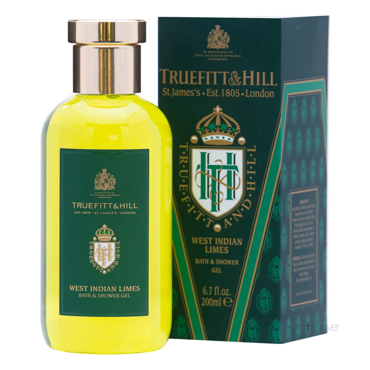 Bath and Shower Gel, West Indian Limes, 200 ml.
