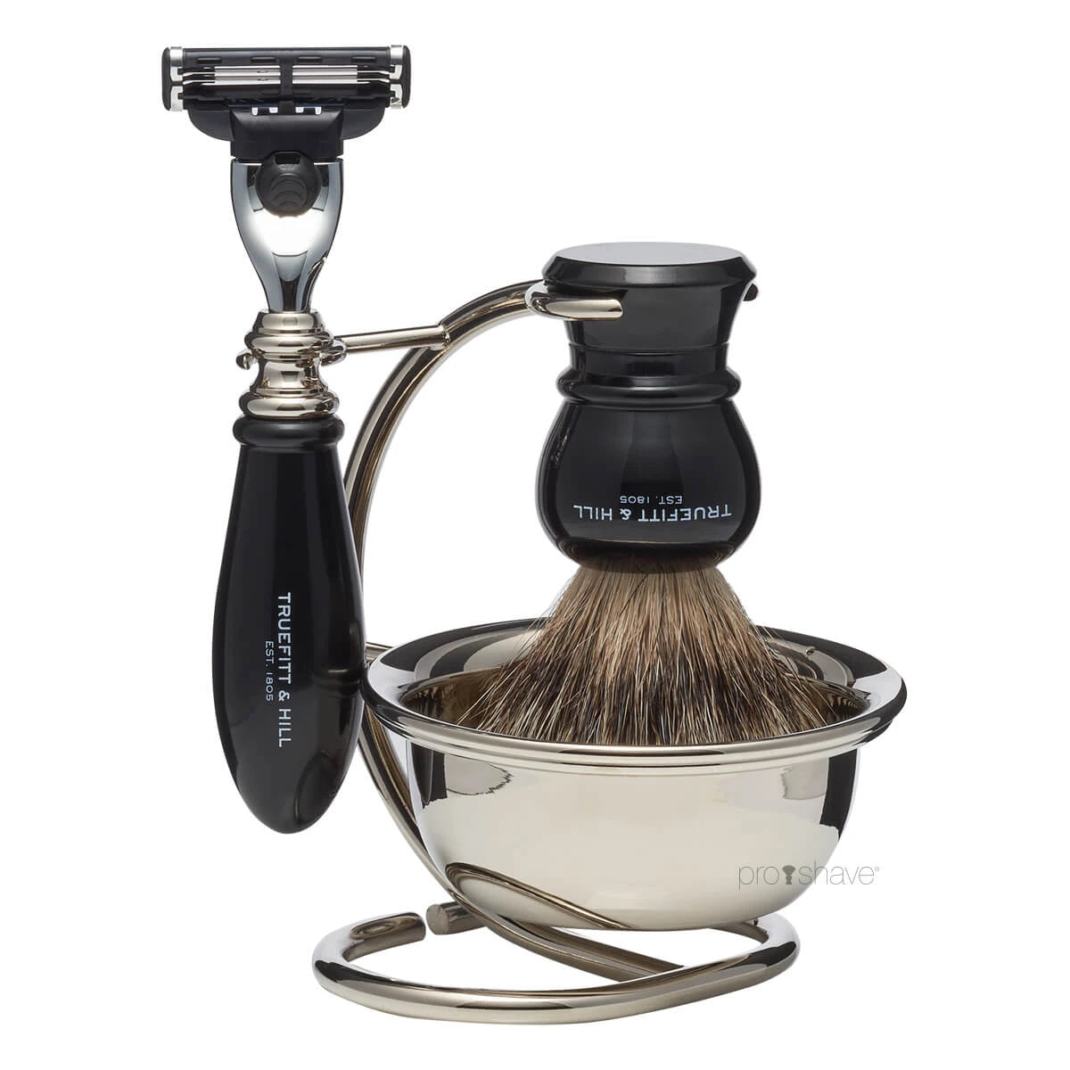 Holder and Bowl for Shaving Brush and Shaver