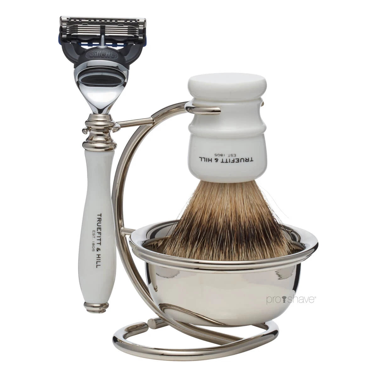 Holder and Bowl for Shaving Brush and Shaver