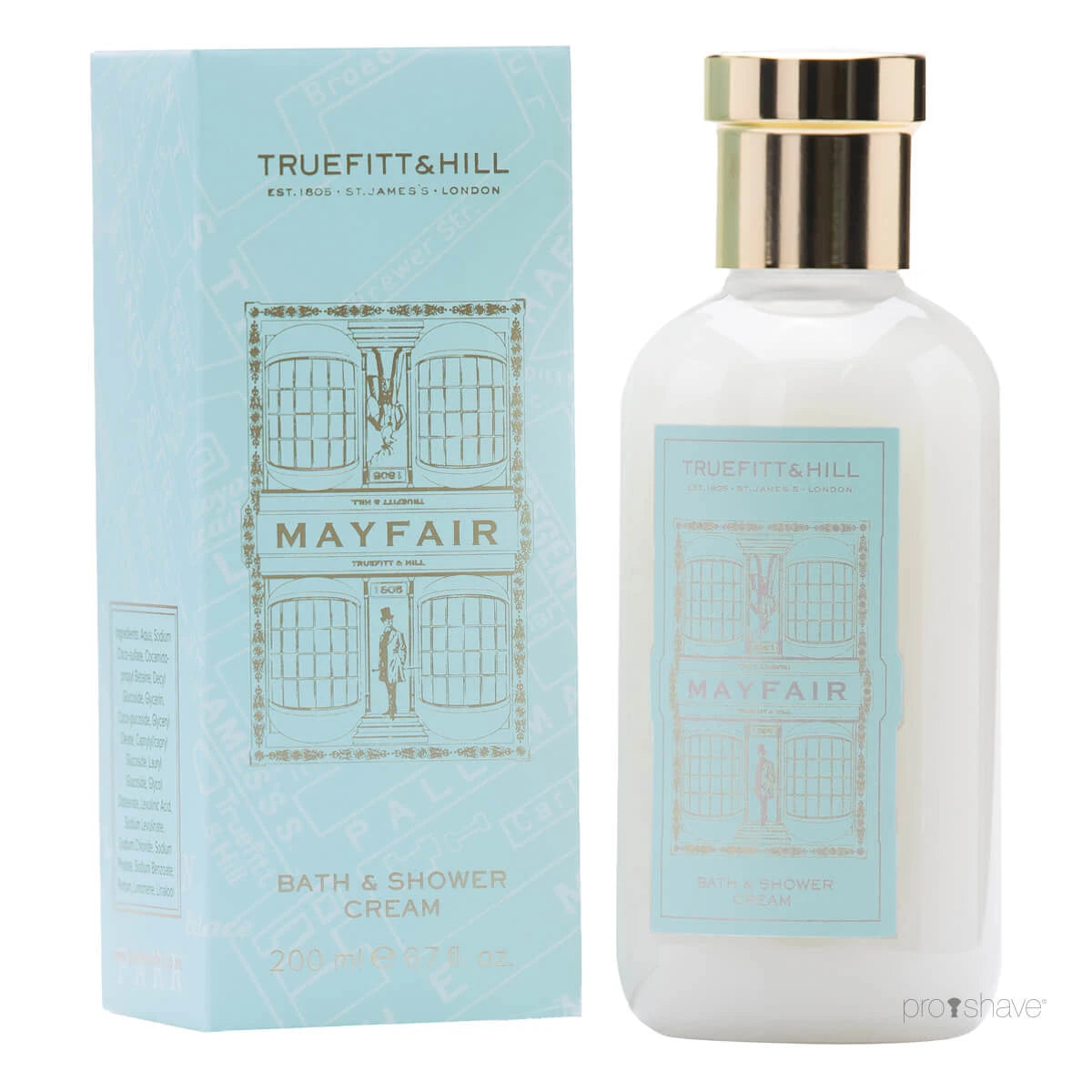 Bath and Shower Cream, Mayfair, 200 ml.