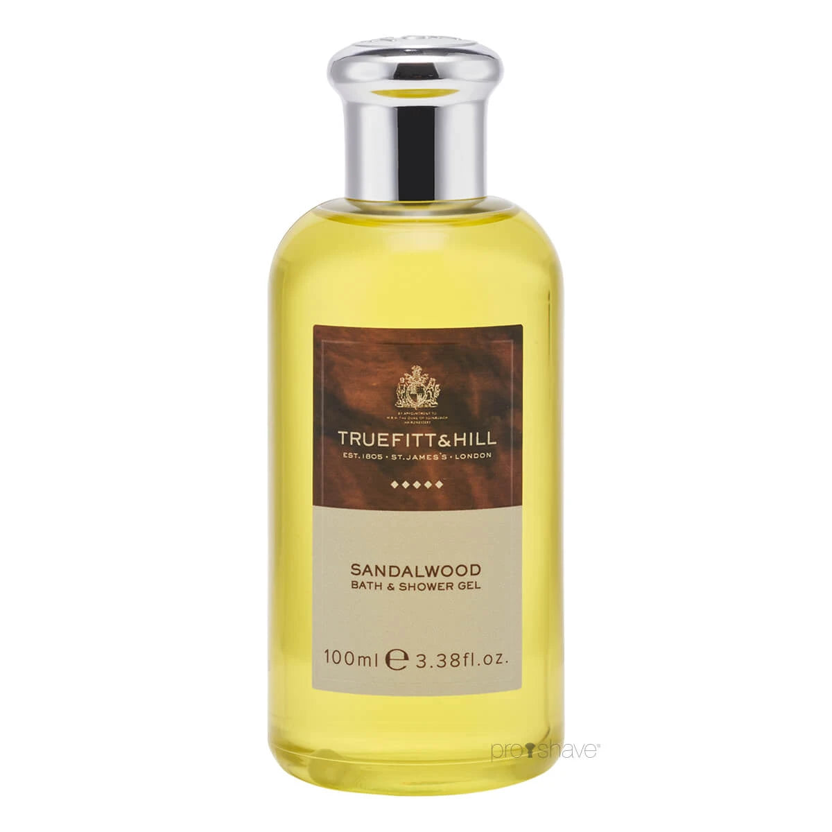 Bath and Shower Gel, Sandalwood, 100 ml.