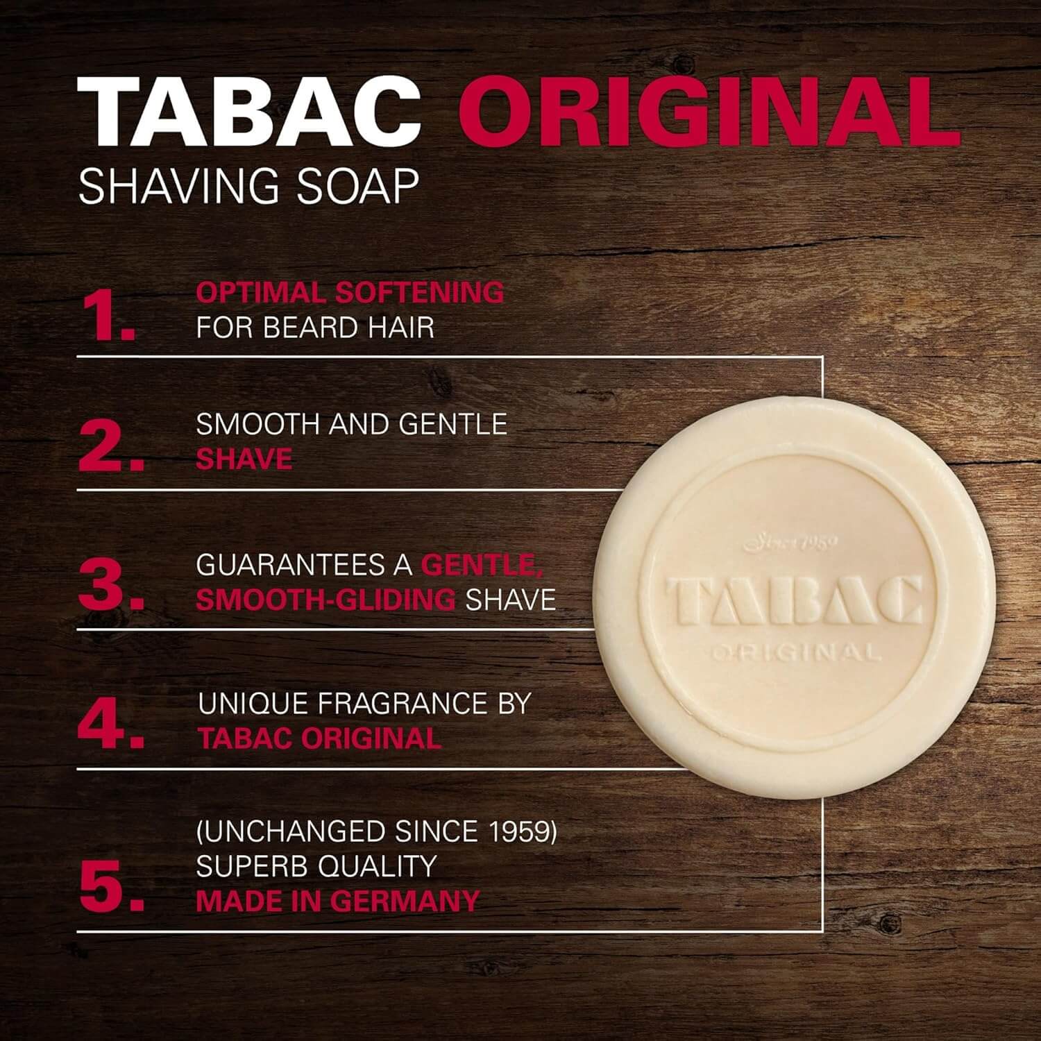 Shaving soap in bowl, 125 gr.