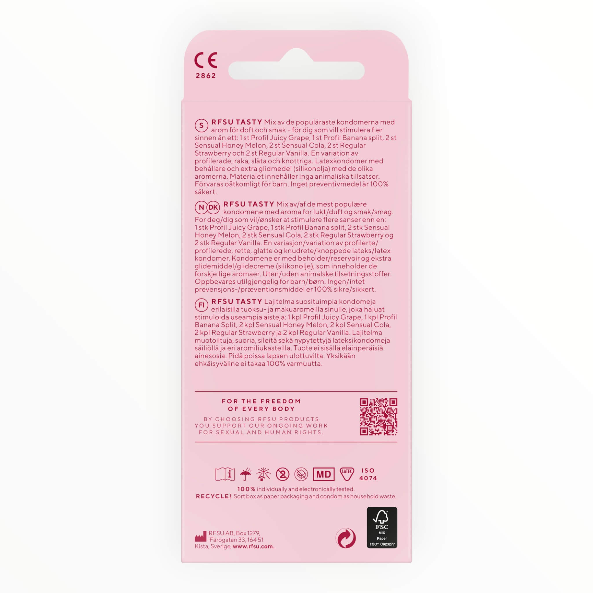 Tasty Condoms, 10-pack
