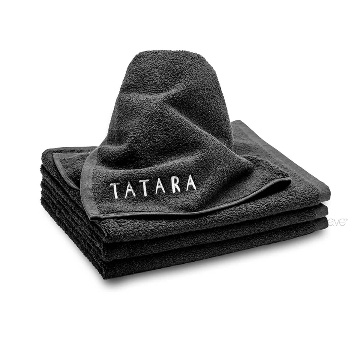 Shaving towel, Black