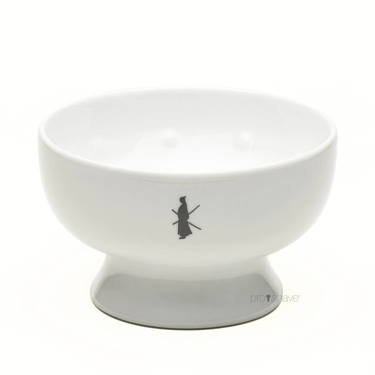 Shaving bowl in porcelain, White