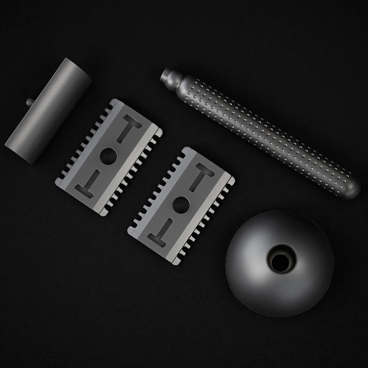 Masamune DE razor, Open Comb, Stainless steel - Dark