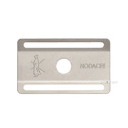 Masamune Nodachi Base Plate, Closed Comb, Stainless Steel - Matte