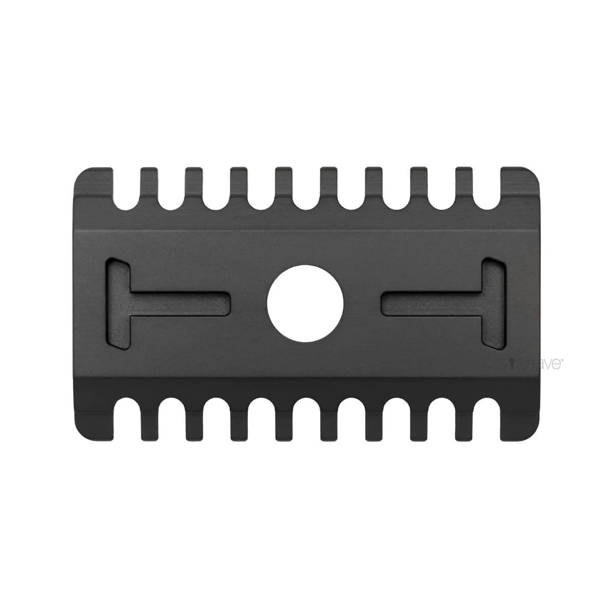Masamune Nodachi DE razor, Open Comb, Stainless steel - Dark