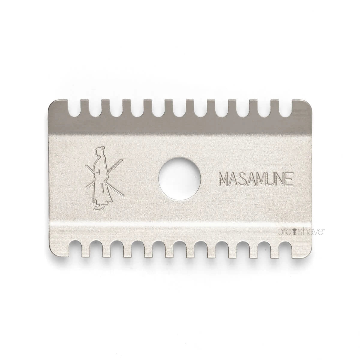 Masamune DE razor, Open Comb, Stainless steel - Matte