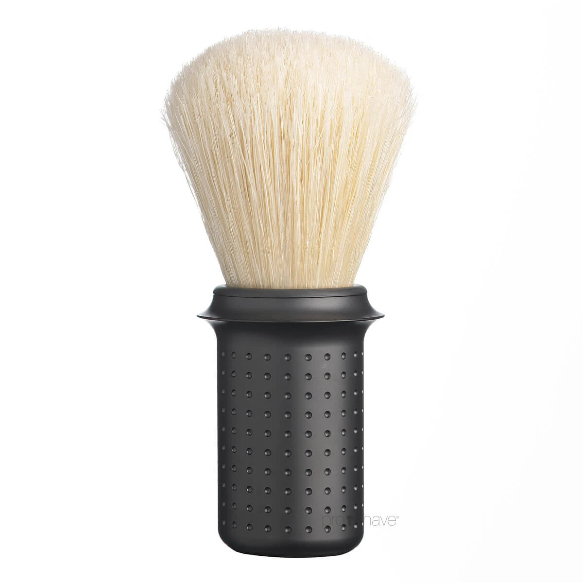 Premium Boar Shaving Brush, Stainless steel - Dark