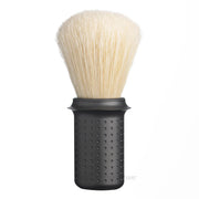 Premium Boar Shaving Brush, Stainless steel - Dark