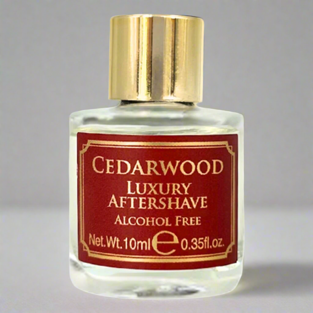Aftershave, Cedarwood, Luxury Sample, 10 ml.