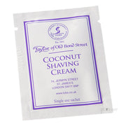 Shaving cream, coconut, 5 ml, SAMPLE
