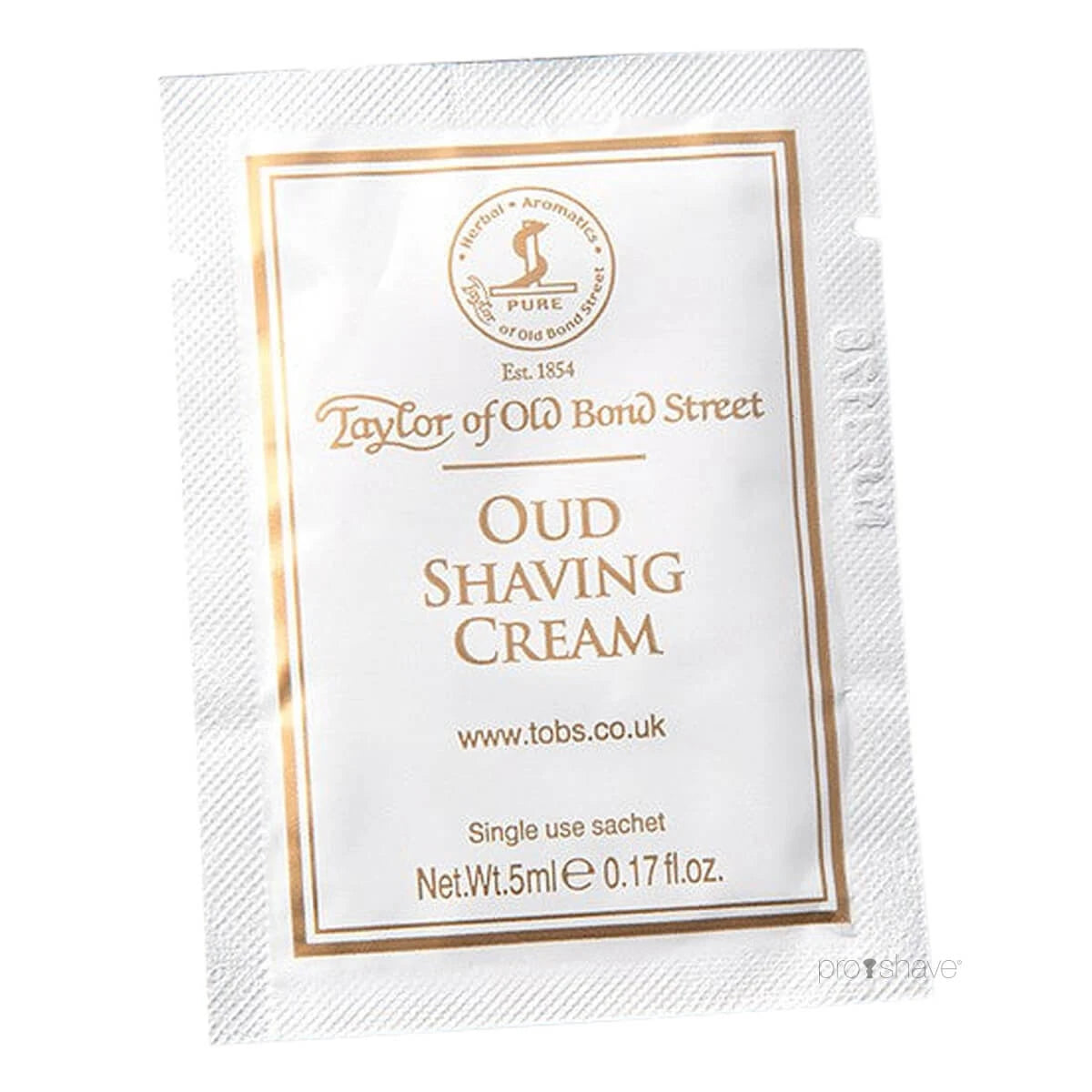 Shaving cream, Oud, 5 ml, SAMPLE