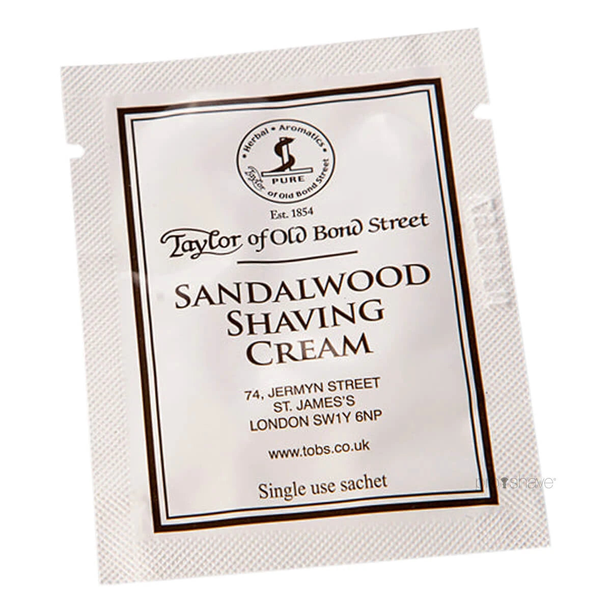 Shaving cream, Sandalwood, 5 ml, SAMPLE